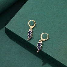 Load image into Gallery viewer, Black Lightning Ear Clip
