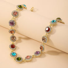 Load image into Gallery viewer, Colorful Rhinestone Clavicle Chain
