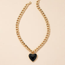 Load image into Gallery viewer, Water Dropping Heart Necklace

