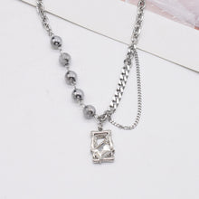 Load image into Gallery viewer, Bead Chain Rhinestone Necklace
