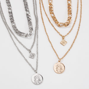 Portrait Coin Necklace
