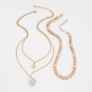 Portrait Coin Necklace