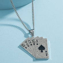 Load image into Gallery viewer, Diamond Spades A Pendant Necklace
