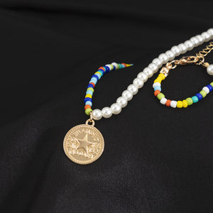Star Beaded Necklace