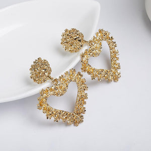 Rinda's Heart Dangle Earrings